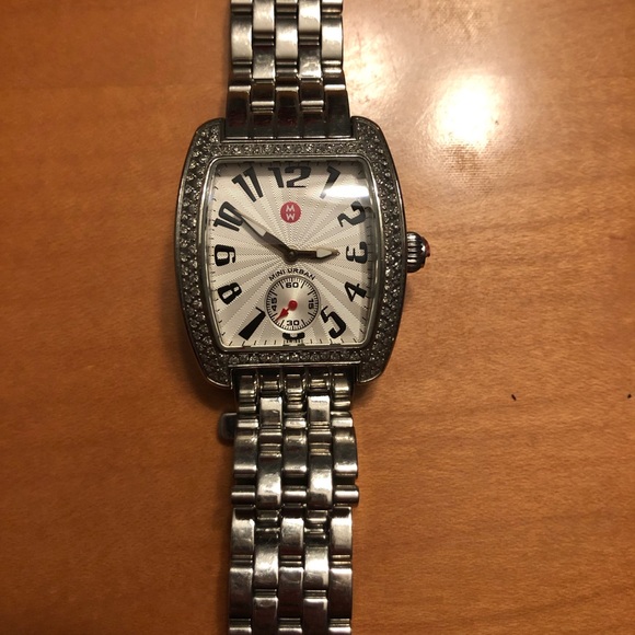 Michele Mini Urban Diamond Watch